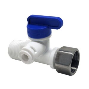 INLET VALVE 1/4" WITH DIVERTER (PLASTIC WITH METAL)